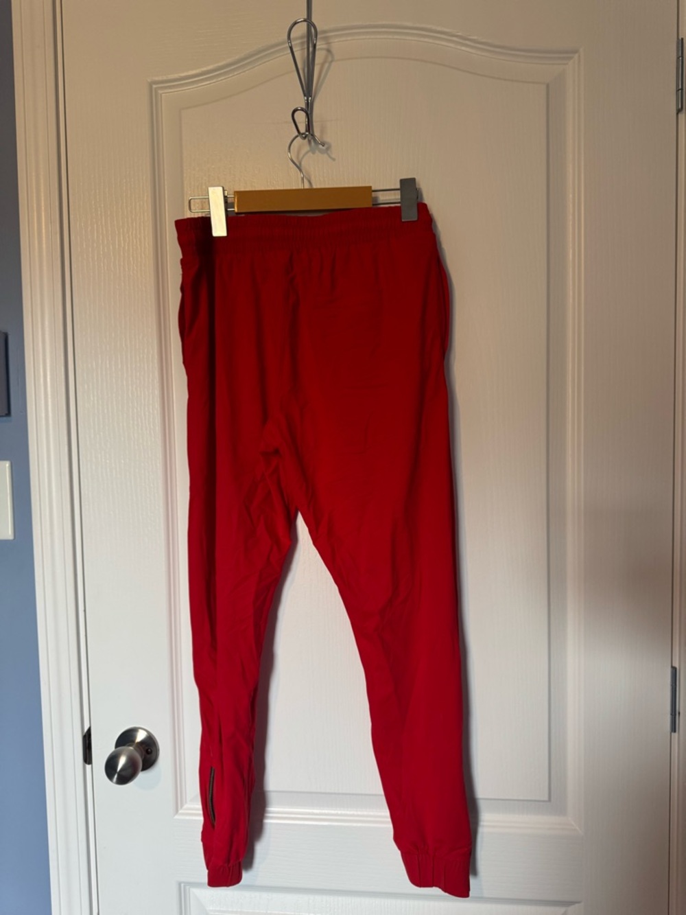 ZYIA Red Drawstring Joggers - Picture 2 of 4